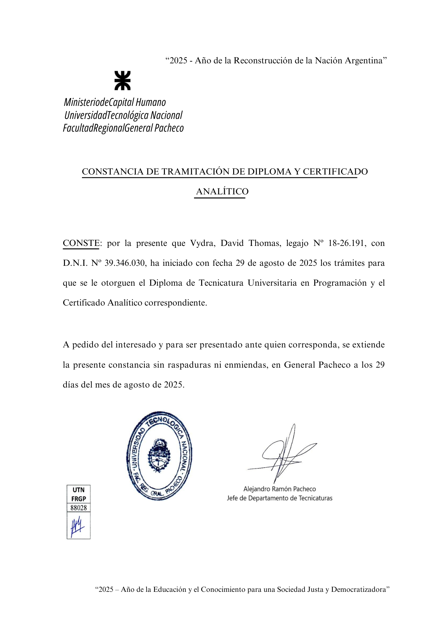 Certificado 1